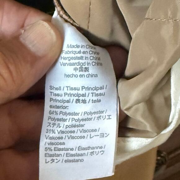 NWT J.Crew Tan Cameron Pants in Four Season Stretch - 14T (Tall) - Picture 7 of 9